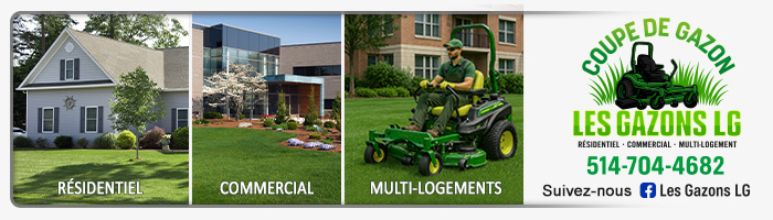 Tonte de gazon commerciale Salaberry-de-Valleyfield