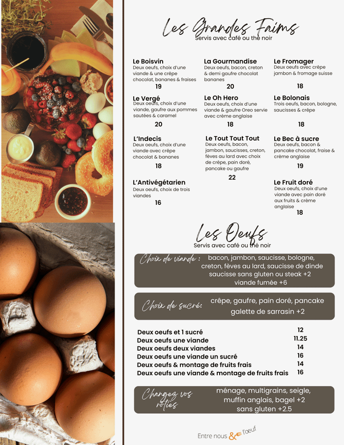 Les oeufs