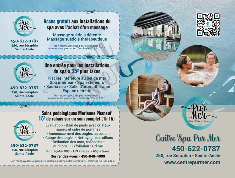 Promotions Spa et sauna Rabais soins podologiques
