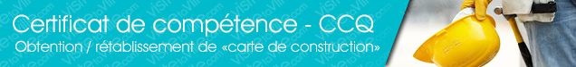 Certificat de compétence CCQ Val-d-Or - Visitetaville.com